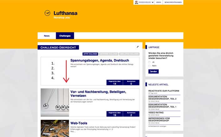 Lufthansa team collaboration community