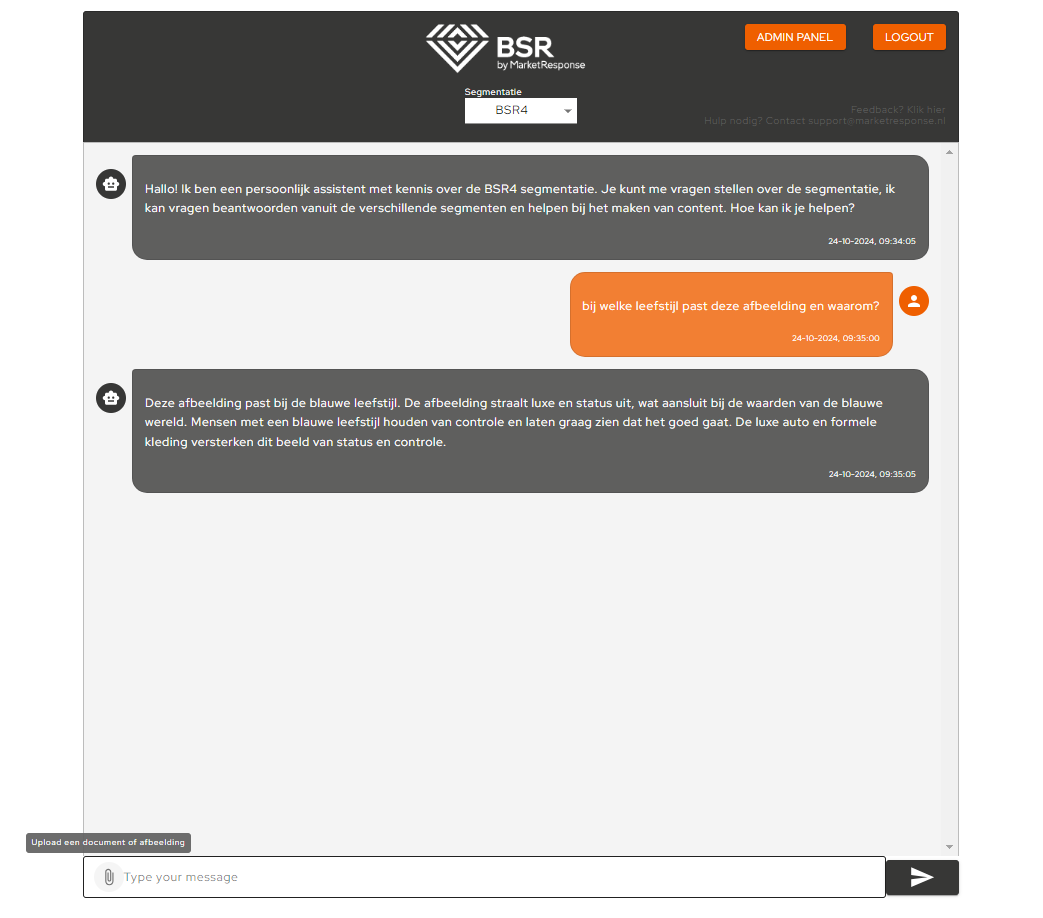 BSR Chatbot - BSR by MarketResponse by MarketResponse